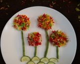કલરફુલ પનીર ફલાવસૅ (Colourful paneer flowers recipein gujarati) રેસીપી સ્ટેપ5ફોટો