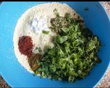 A picture of step 1 of Monsoon Special Methi Gota/pakoda.