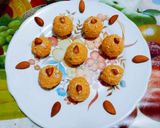 A picture of step 5 of Delicious tasty Malai dry fruits ladoo.(For Vasant Panchami festival).