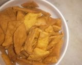 नमकीन बेसन पारे (Namkeen besan pare recipe in hindi) रेसिपी चरण 5 फोटो