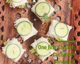 A picture of step 4 of One bite Chicken & Cucumber Sandwiches.