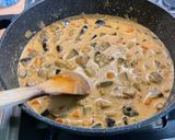 Une image de l'étape 19 de Dahl au curry jaune, légumes, cajous et gingembre au lait de coco.