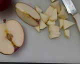 A picture of step 1 of Apple crumble.