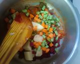 A picture of step 4 of Spicy thick vegetable stew.