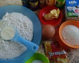 Foto langkah ke 1 dari resep Rainbow Bubble Bread.