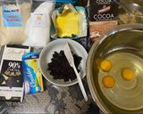 Foto langkah ke 1 dari resep Super lumer marble cake almond keto.