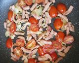 Une image de l'étape 2 de Omelette aux lardons et plus.
