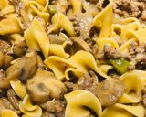 A picture of step 6 of Creamy Mushroom 🍄 Egg Noodle Dish.