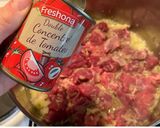 Une image de l'étape 2 de Soupe hongroise.