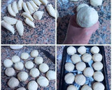 Foto del paso 6 de la receta: Batbout rellenos de salchichas y otros de ensalada variada