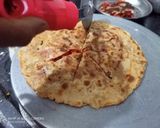 A picture of step 8 of Mix Veg Sunflower Paratha (Tiffin recipe).