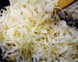 A picture of step 1 of Persian rice||kalam polo||Rice with Cabbage.
