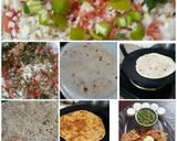 A picture of step 6 of Gajar Gobhi Khasta Parantha.