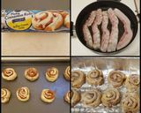A picture of step 1 of Bacon Cinnamon Buns.