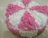 A picture of step 8 of RedVelvet cake.. Post 1 #anniversary.