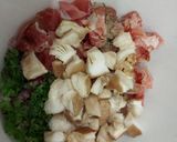 Töltött őzlábgomba recept fázis 3 fotója