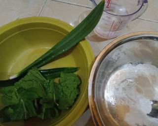Cendol Dawet Sawi Hijau - Step 1