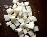 A picture of step 1 of VegetableCoconut Noodles.