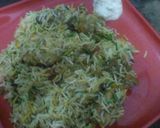 A picture of step 11 of Tricolour Dum Biryani.