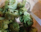 A picture of step 6 of Tandoori broccoli.