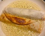 A picture of step 3 of Rotisserie Chicken flautas.