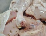 A picture of step 1 of Fried Chicken.
