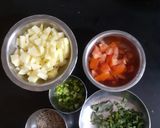 A picture of step 1 of Sama khichdi.