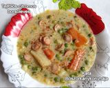 Tejfölös, citromos borsóleves (Gluténmentesen is) recept fázis 2 fotója