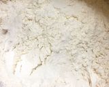 A picture of step 2 of Kachori #deepfriedsnack.