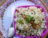 A picture of step 3 of Sabudana Khichdi.