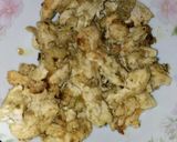 A picture of step 3 of Green chicken pasta.