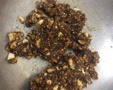 A picture of step 5 of Dates makhana dry fruit rolls.