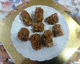 A picture of step 5 of Makhana coconut pak janmashtami special.
