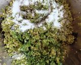A picture of step 2 of Freezed Green Chilli Cubes.