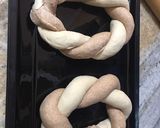 Foto del paso 6 de la receta: Pan lactal bicolor trenzado