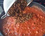 Une image de l'étape 3 de BOLOGNAISE de LENTILLES tagliatelles de poireaux.