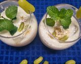 A picture of step 2 of Green Grapes Lassi.