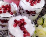 صورة لخطوة 1 من وصفة لبن زبادي بالرمان