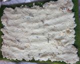 A picture of step 9 of Palak Paneer roll.