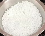 A picture of step 1 of Sabudana Vada.