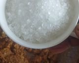 A picture of step 3 of Coconut, besan sheera barfi.