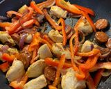 A picture of step 4 of One Pot Cajun Rice (with or without spice).