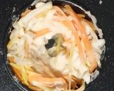 Foto langkah ke 3 dari resep Telur Ceplok Lapis Sayur.