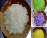 A picture of step 5 of Colorful Sticky Rice with Mango.