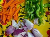ক্যাপ্সিকাম নুডুলস(capsicum noodles recipe in Bengali)