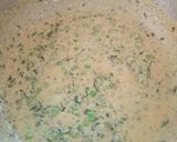 A picture of step 7 of Methi Matar Malai.