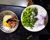 A picture of step 1 of Upma.