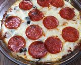 A picture of step 12 of Pizza Dip with Toasted Garlic Baguettes.