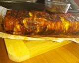 Baconös csirkemell - héjában sült krumpli recept fázis 5 fotója