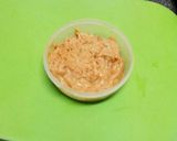 A picture of step 2 of Apples and Carrot Sticks with Peanut Butter and Cream Cheese Dip.